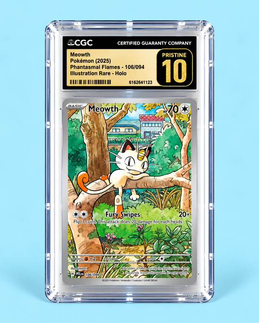 Meowth 106/094 – Phantasmal Flames – CGC Pristine 10