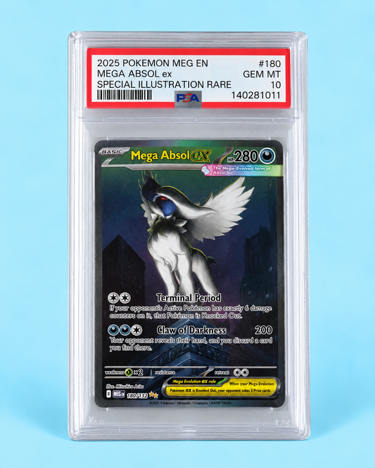 2025 Pokémon Mega Absol ex #180 Special Illustration Rare – PSA 10 Gem Mint
