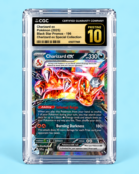 Charizard ex 196 – Black Star Promo – CGC Pristine 10